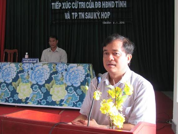 Đại biểu HĐND tỉnh tiếp xúc cử tri xã Tân Bình, Thành phố Tây Ninh 